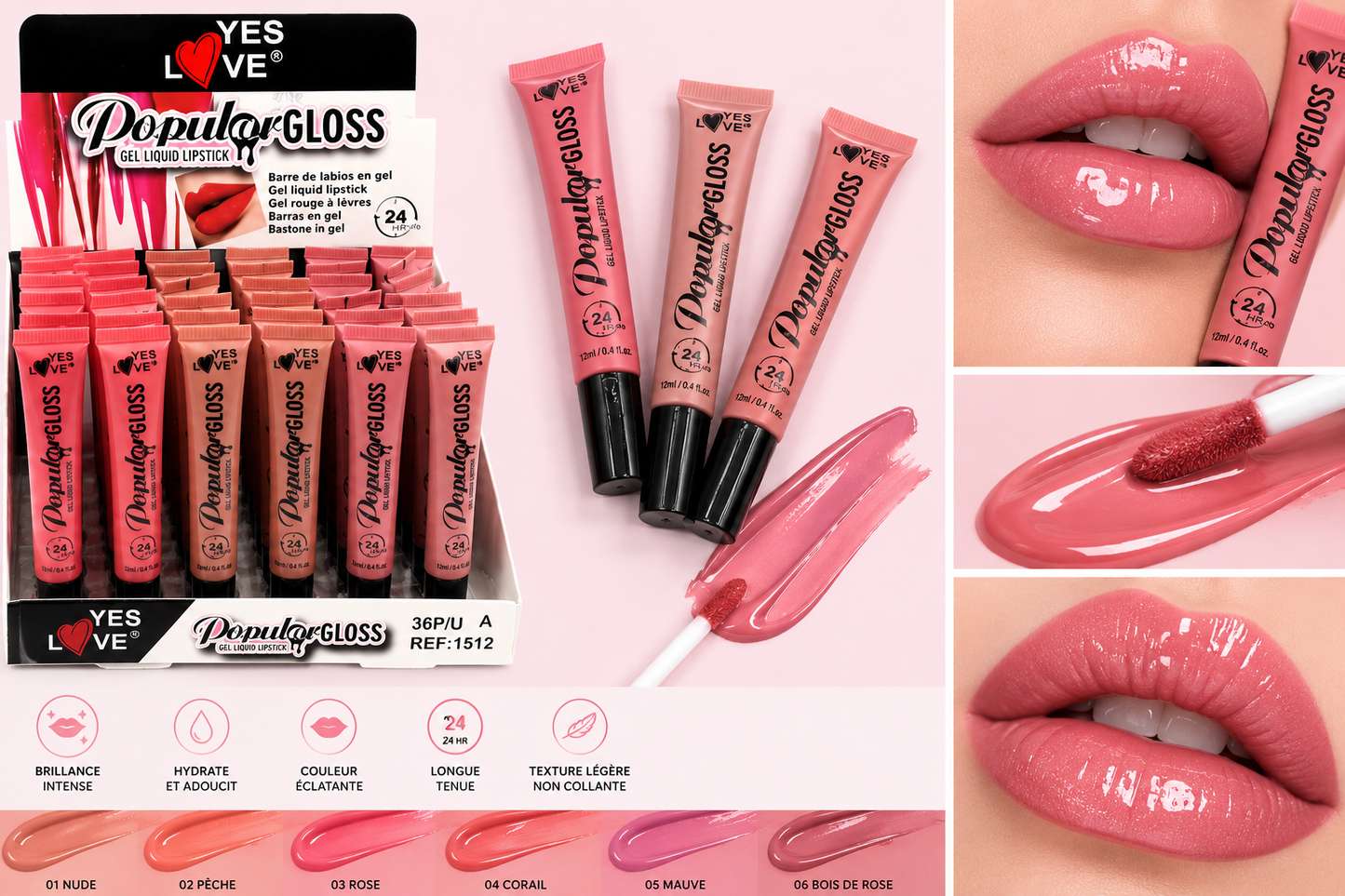 Popular Gloss – Brillance & Effet Glamour